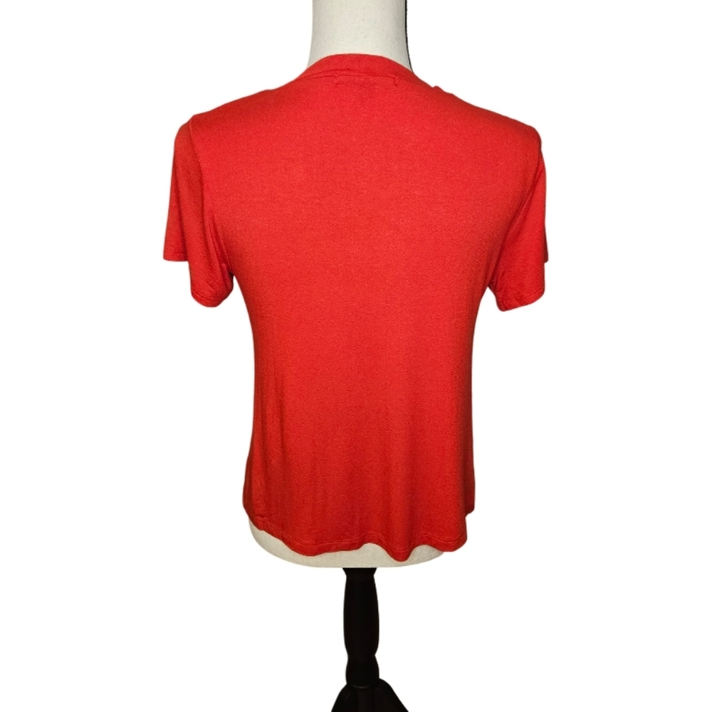 Red by BKE Low Cut Red Top - Picture 7 of 11
